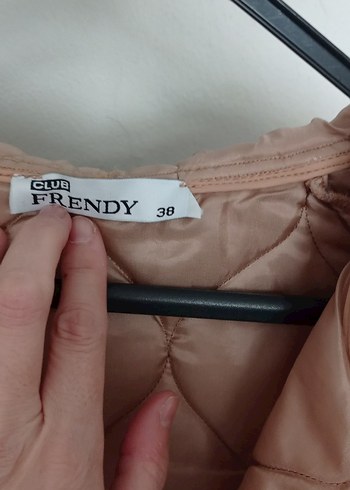 Bej Düğmeli Midi Kadın Ceket - Görsel 3