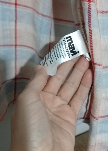 Kadın Bej Keten Düğmeli Gömlek - Görsel 5