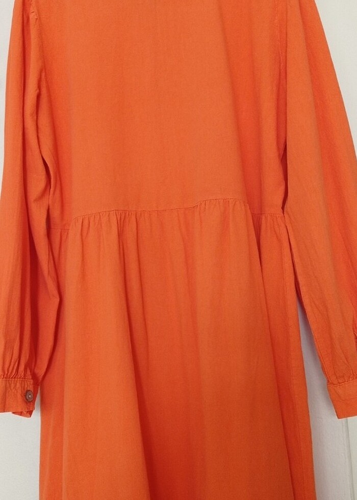 Keten elbise - Görsel 3