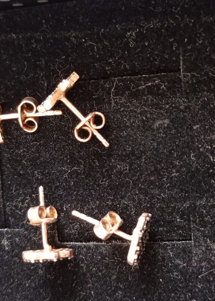 Gümüş küpe - Görsel 4