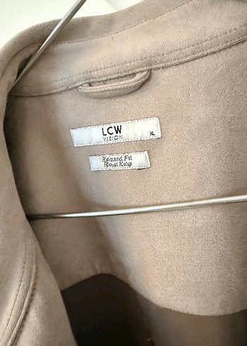 Bej Süet Düğmeli ceket - Görsel 2