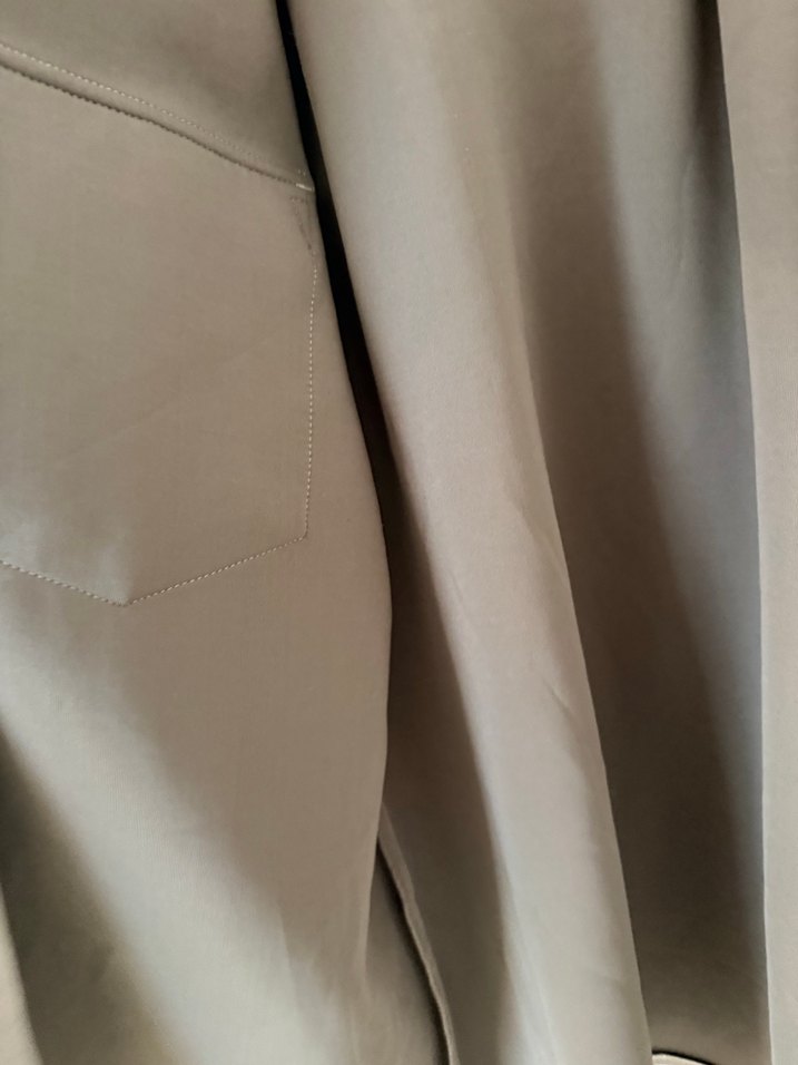 Bej Süet Düğmeli ceket - Görsel 5