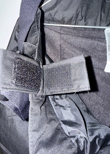 Erkek Siyah Kayak Pantolonu, Kemerli, Rahat Kesim - Görsel 6