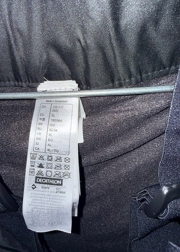 Erkek Siyah Kayak Pantolonu, Kemerli, Rahat Kesim - Görsel 2