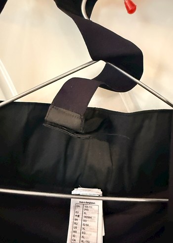 Erkek Siyah Kayak Pantolonu, Kemerli, Rahat Kesim - Görsel 5