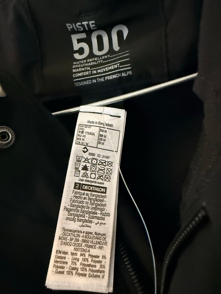 Siyah Erkek Kayak Pantolonu, Bel Kemerli, Rahat Kesim - Görsel 5