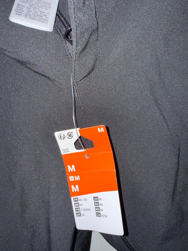 Siyah Erkek Kayak Pantolonu, Bel Kemerli, Rahat Kesim - Görsel 4