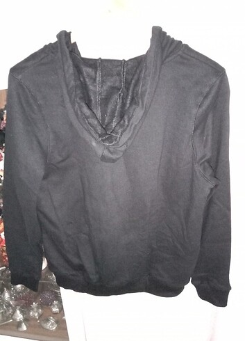 m Beden siyah Renk kapşonlu sweatshirt unisex