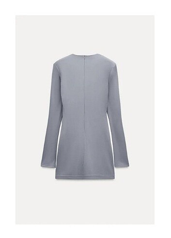 xxl Beden Zara Kemerli Drape Elbise