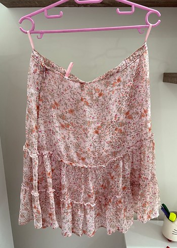 Pembe Bohem Midi Etek - Görsel 2