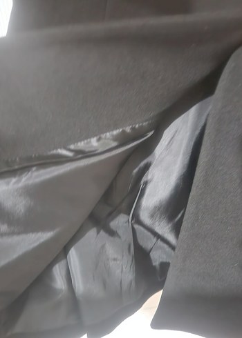 Siyah Kürklü Yaka Detaylı Kaban - Görsel 8