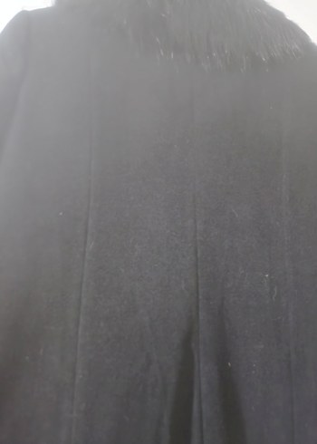 Siyah Kürklü Yaka Detaylı Kaban - Görsel 11