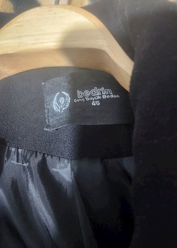 Siyah kısa kaşe Kaban - Görsel 7