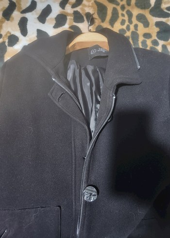 Siyah kısa kaşe Kaban - Görsel 8