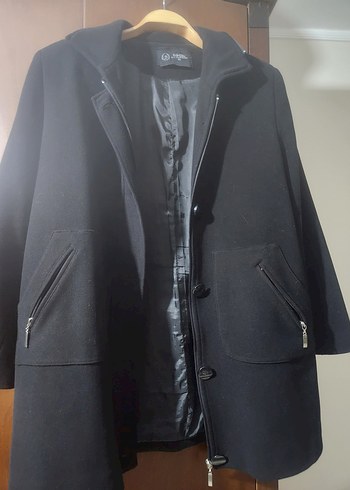 Siyah kısa kaşe Kaban - Görsel 2