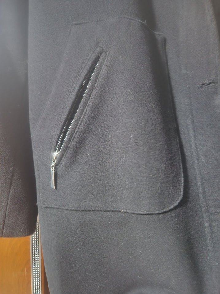 Siyah kısa kaşe Kaban - Görsel 4