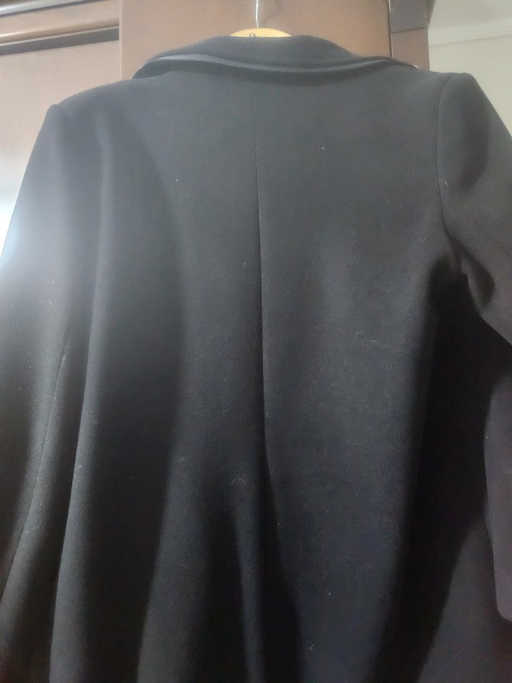 Siyah kısa kaşe Kaban - Görsel 5