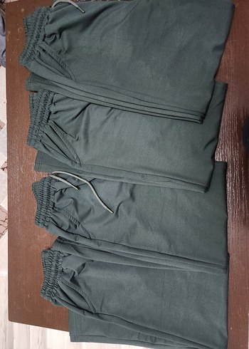 Haki yeşil kadın eşofman alti - Görsel 6