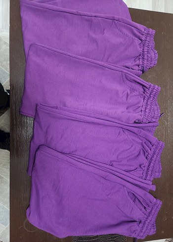 Kadın Mor Rahat Kesim Eşofman Altı - Görsel 6