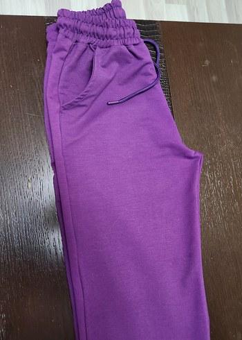 Kadın Mor Rahat Kesim Eşofman Altı - Görsel 9