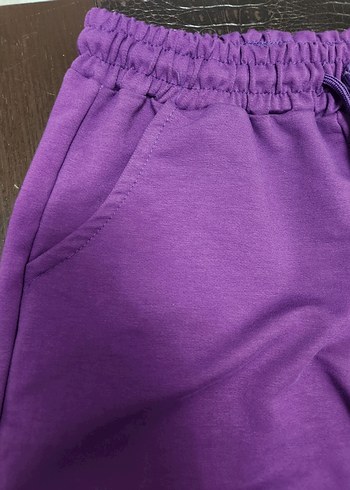 Kadın Mor Rahat Kesim Eşofman Altı - Görsel 4