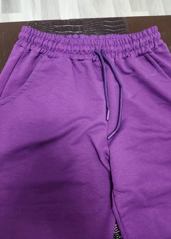 Kadın Mor Rahat Kesim Eşofman Altı - Görsel 3