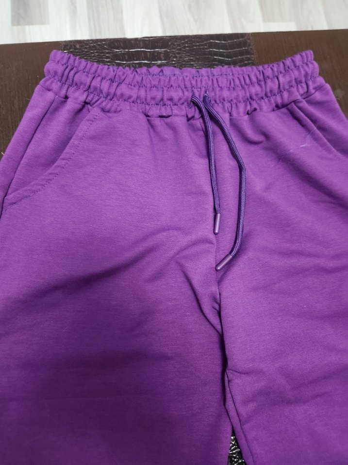 Kadın Mor Rahat Kesim Eşofman Altı - Görsel 3