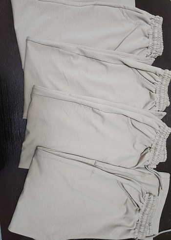 Bej Kadın Kemerli Eşofman Altı - Görsel 11