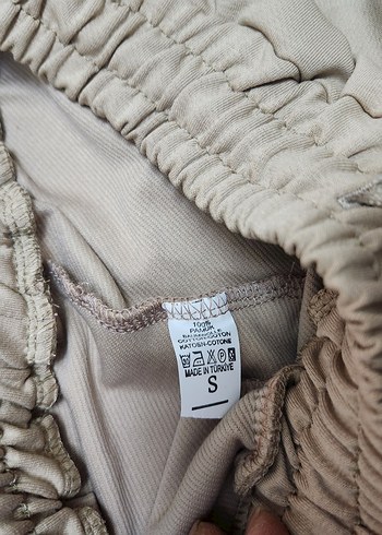 Bej Kadın Kemerli Eşofman Altı - Görsel 5