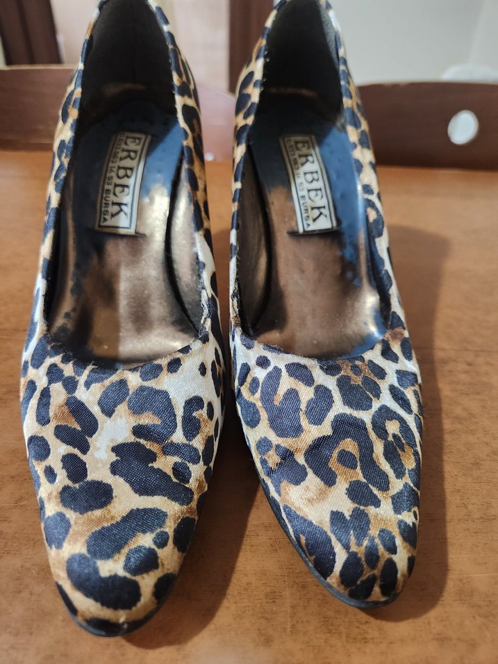 Leopar Desenli 37 Stiletto - Görsel 2