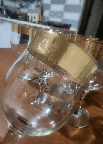 Altın kaplama kadeh - Görsel 8