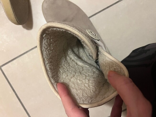 40 Beden Lacoste Krem içi tüylü bot