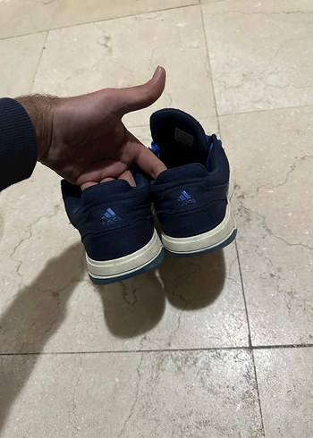 Erkek Lacivert Spor Ayakkabı Velcro Detaylı - Görsel 6