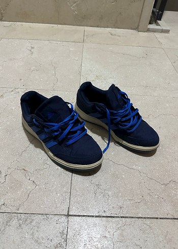 Erkek Lacivert Spor Ayakkabı Velcro Detaylı - Görsel 3