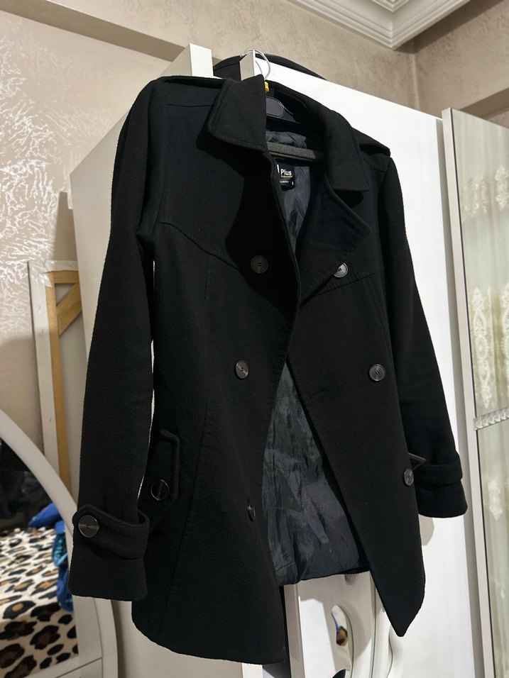 Kısa erkek kaşe palto - Görsel 2