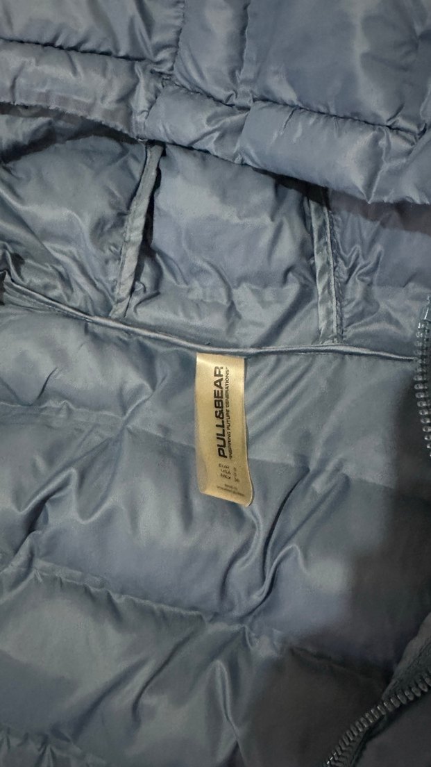 Pull bear erkek ultra hafif şişme mont - Görsel 4