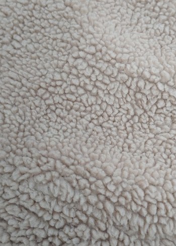 Bej Kadın Polar Mont crop - Görsel 4