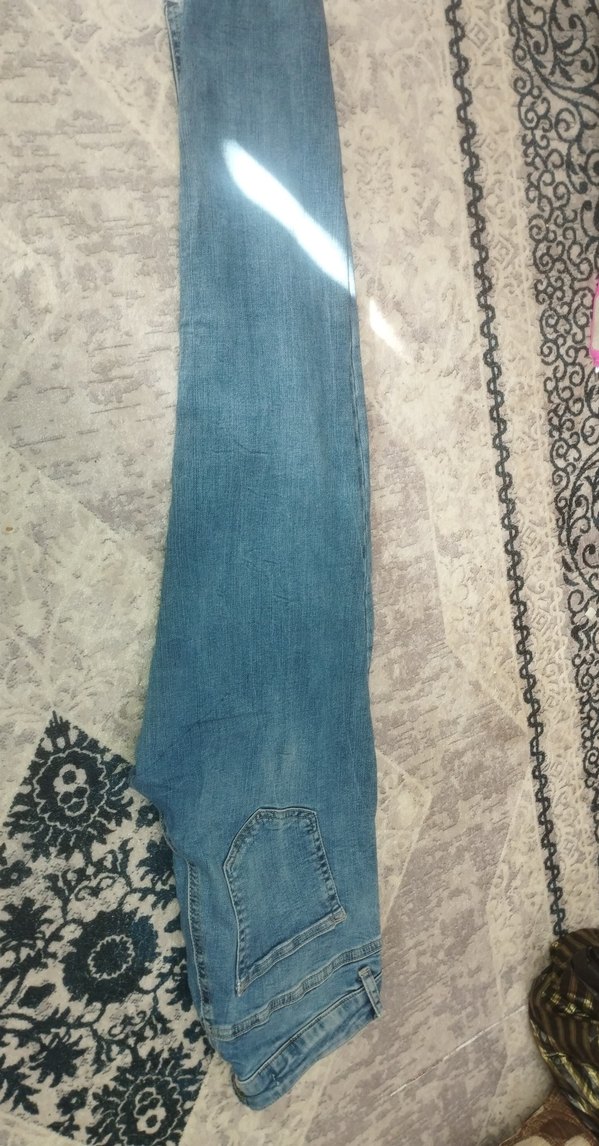 Yırtık Detaylı Midi Boy Kadın Jean - Görsel 4