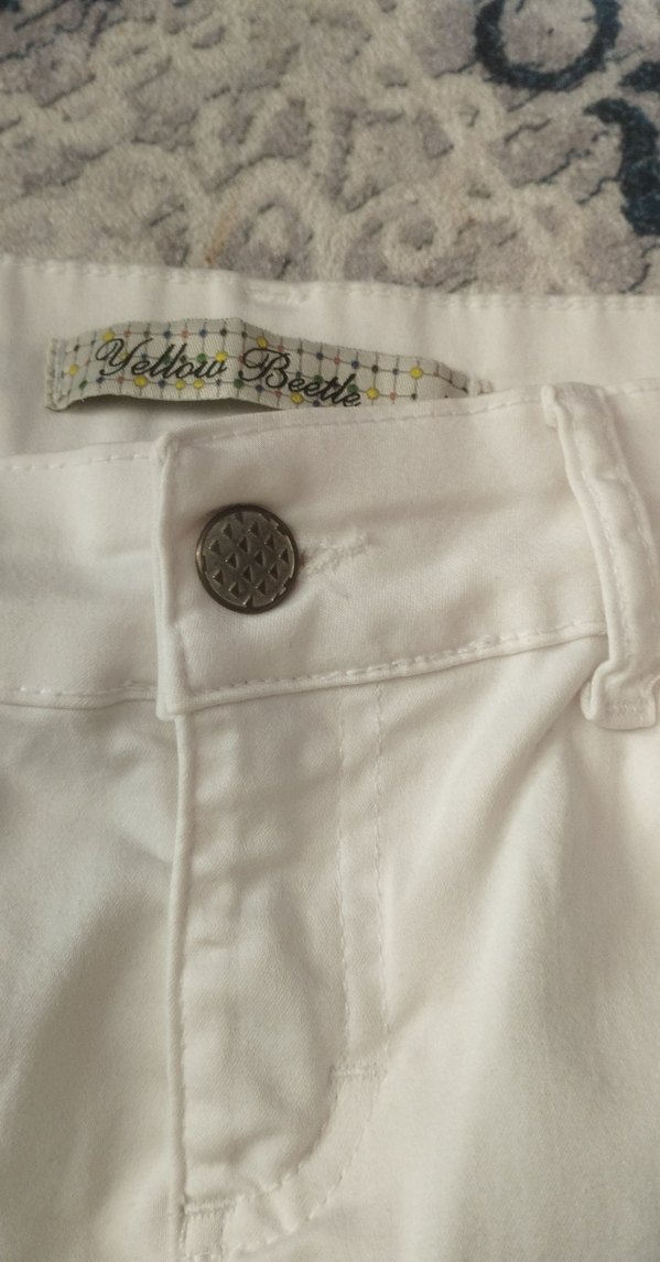 Beyaz Uzun kot etek  biraz lekeli - Görsel 3