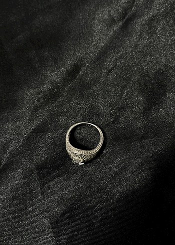 Beden Vintage İşlemeli Gümüş Yüzük