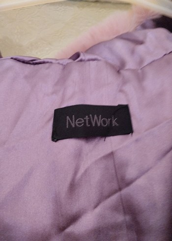 Pembe Midi Boy Kürk Detaylı Ceket - Görsel 3