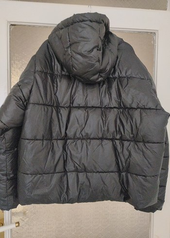 Siyah Fermuarlı Kadın Kışlık Mont - Görsel 2