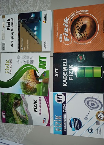 AYT Fizik Soru Bankası ve Konu Anlatımı Kitapları