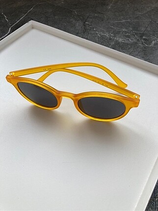  Beden sarı Renk Kemik güneş gözlüğü