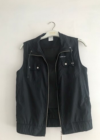 Lescon Siyah Fermuarlı Kadın Yelek - Görsel 5