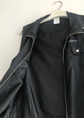 Lescon Siyah Fermuarlı Kadın Yelek - Görsel 7