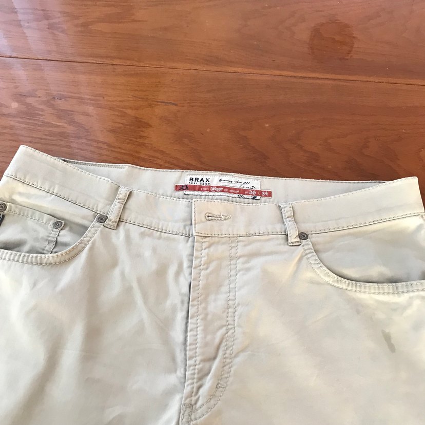 Bej erkek coton cooper fit regular pantolon - Görsel 3