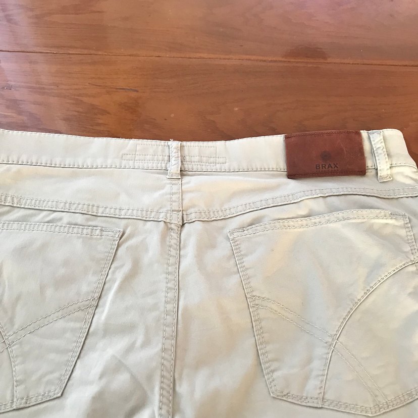 Bej erkek coton cooper fit regular pantolon - Görsel 4