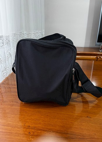 Siyah Fermuarlı Erkek Omuz Çantası - Görsel 8