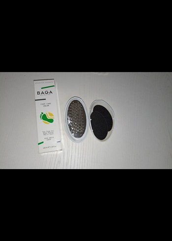 BAGA Ayak Bakım Kremi ve Törpü Seti